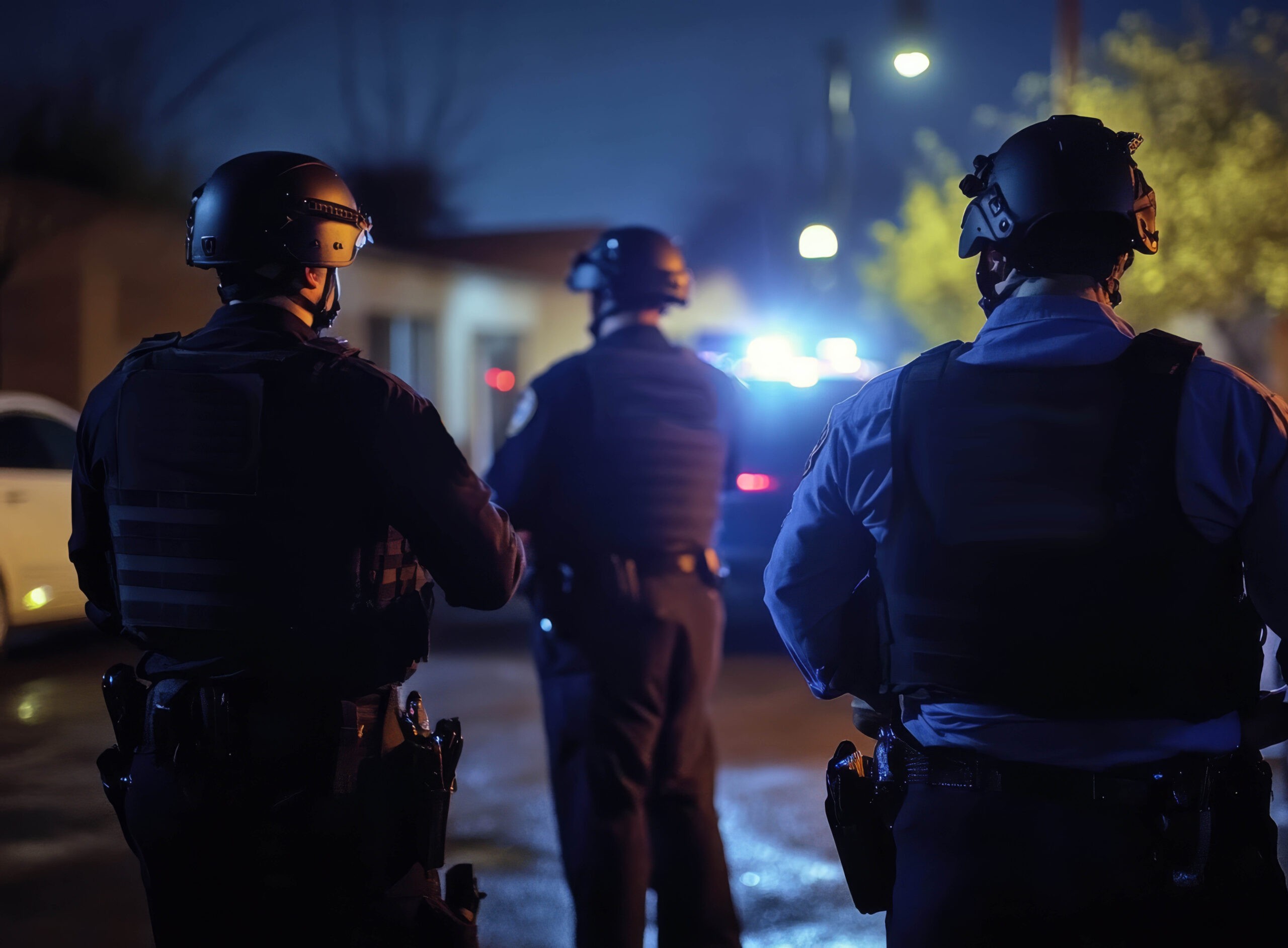 Unidentified officers